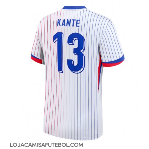 Camisa de Futebol França Kante #13 Equipamento Secundário Europeu 2024 Manga Curta